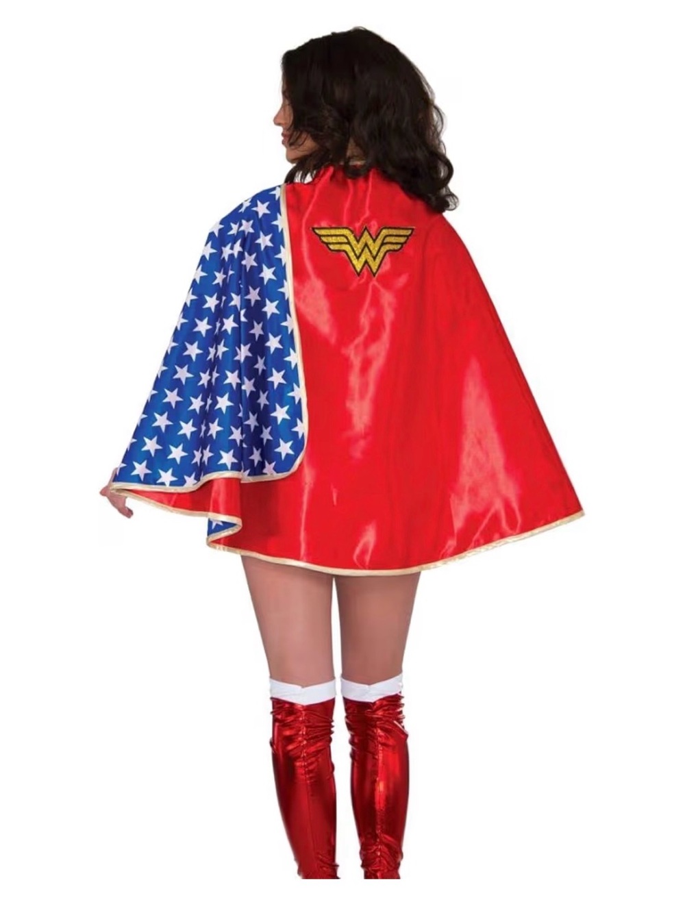 Rubie's Red and Blue Wonder Emblem Cape for Kids